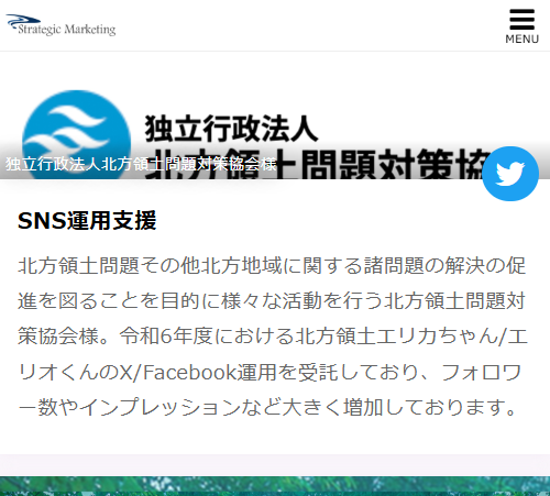 Strategic Marketing公式HP